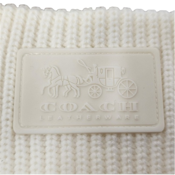 🤍Coach White Knit Headband BRAND NEW NWT🤍 - Picture 2 of 11